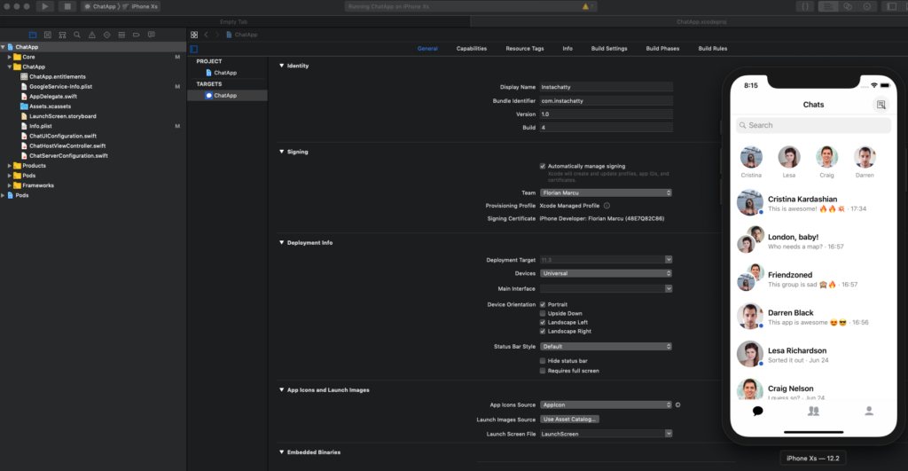rename and assets
