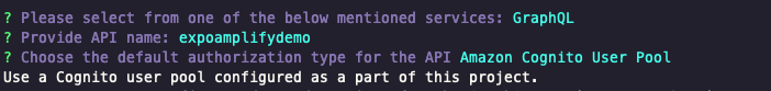 cognito user pool