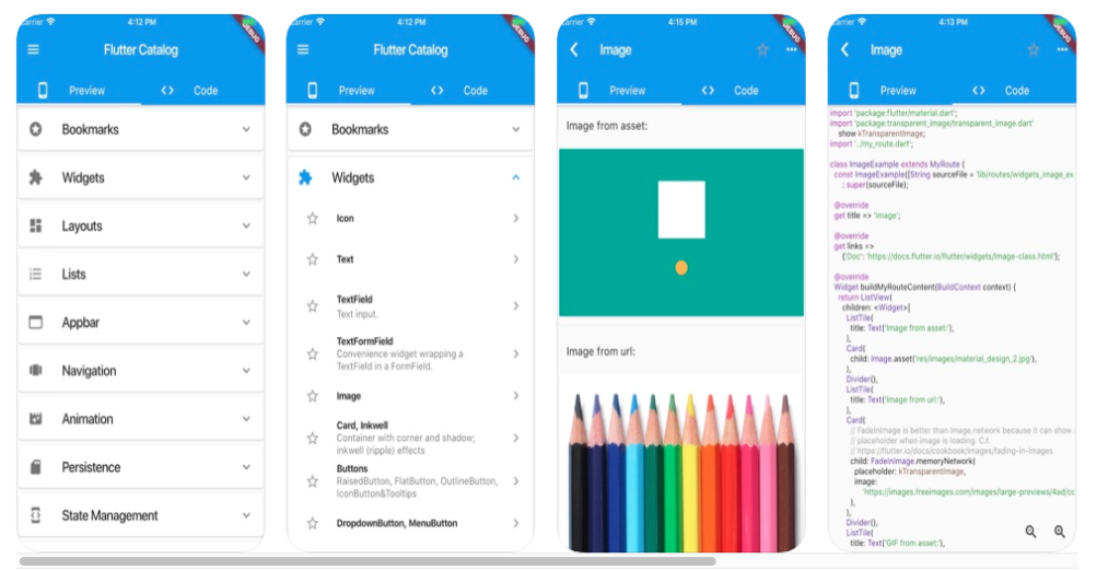 Flutter Catalog