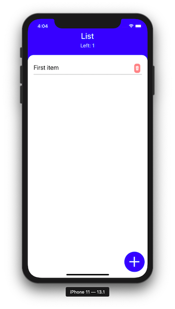 removing from list
