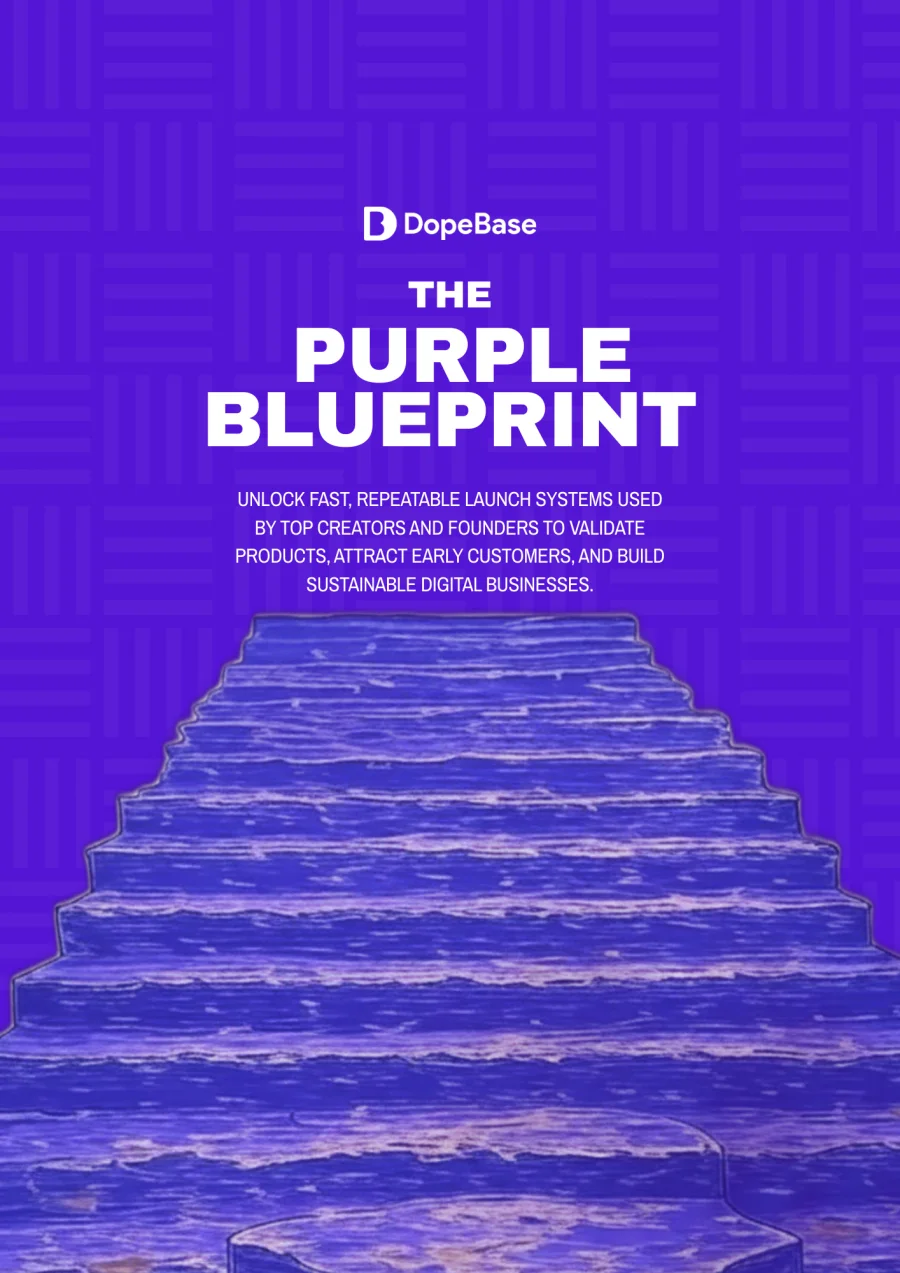 The Purple Blueprint digital book cover